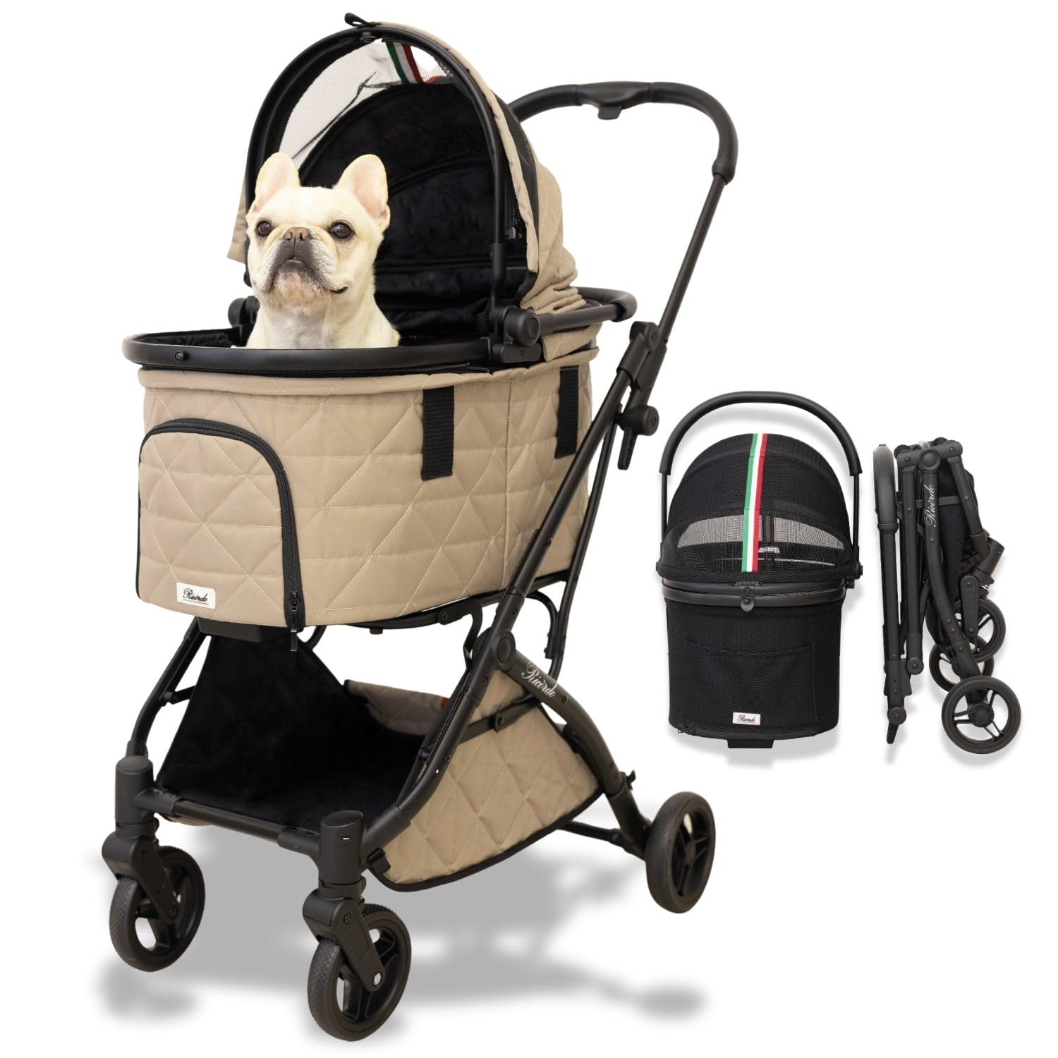 Amazon.co.jp: [ONEKOSAMA OINUSAMA]ペットカート 犬 バギー